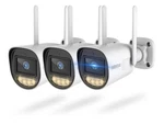 Ohwoai 2.4ghz & 5ghz Wifi Wireless Outdoor Security Camera W Night Vision-3 Pack. Fixed Price $69.99.