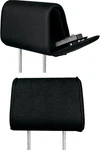 Headrest Set - Passenger Seat With Safe + Companion Driver-seat Cloth Black. Fixed Price $535.71.
