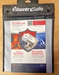 New Sentrysafe Fire And Water Resistant Bag With Zipper For Documents Fbwlz0naf. Fixed Price $19.99.