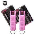 2 Pack) Streetwise 18 Pepper Spray 1/2 Oz Pink Molded Keychain Self Defense. Fixed Price $13.99.