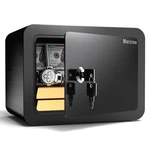 Marcree 0.23 Cub Safe, Small Safe Box With Key, Mini Home Cuft-black. Fixed Price $33.51.