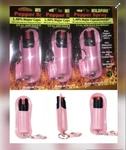 Hottest On Market 3 Pk Police Pepper Spray 1/2oz Pink Leather Keychain Security. Fixed Price $37.97.