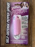 Vexor Pepper Spray Police Strength Flip-top Grip Rose Case & Finger .... Fixed Price $12.00.