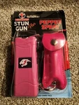 Fightsense Heavy Duty Stun Gun & Pepper Spray Combo Self Defense. Fixed Price $14.85.