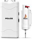 Police Stun Gun Burn Pepper Spray Combo For Self Defense Security 800 White. Fixed Price $17.99.