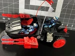 G.i. Joe Arah Cobra Stun Flag, Gun, Engine And Wheel Cover 3d Printed Resin. Fixed Price $5.00.