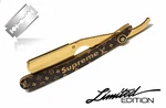 Stylish Barber Hair Shaving Razor Straight Edge Fold Knife Cutthroat Blade Gold. Fixed Price $17.90.