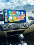 For Honda Civic 06-11 Gps Navi Car Radio Wifi W/ Wireless Charging Phone Holder. Fixed Price $155.05.