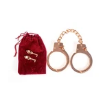 Hiset Metal Handcuffs With Two Skull Keys - Prop Toy (rose Gold). Fixed Price $37.10.