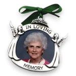 In Loving Memory Guardian Angel Photo/picture Frame Christmas Tree Ornament. Fixed Price $15.00.