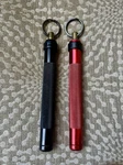 Asp Key Defender, Pepper Spray Dispensers, Pair, Red And Black, Used. Fixed Price $25.00.