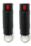 2 Pack Streetwise 18 Pepper Spray 1/2 Oz Molded Keychain W/ Clip Uv Dye - Black. Fixed Price $24.00.