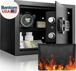 1.2 Cu.ft Modern Fireproof Safe Digital With Bag, Keypad & Key,. Fixed Price $113.43.