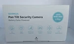 Sehmua Pan Tilt Solar Security Camera Wireless Outdoor 360 View Rbx-s73 (2 Pk). Fixed Price $31.99.