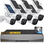 Oossxx Wireless Solar Security Cameras (6 Cameras). Fixed Price $469.99.
