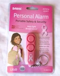 New Sabre 120db Alarm Personal Security Keychain Breast Cancer Awareness Pink. Fixed Price $8.99.