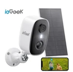Iegeek Solar Outdoor Security Camera 2k Color Night Vision. Fixed Price $29.99.