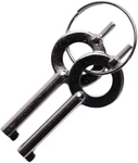 Uzi Handcuff Key Set Stainless Universal Keys Keypair. Fixed Price $10.95.