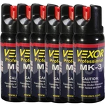 Vexor Pepper Spray W/locking Top 6 Pack, Maximum Police Strength, Up To 15 -f.... Fixed Price $92.79.
