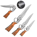 Ak47 Gun Shape Outdoor Pocket Tactical Survival Folding Knife With Led Light New. Fixed Price $16.14.