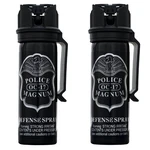 Police Magnum 2pck 3oz Stream Pepper Spray Fliptop Belt Clip Security Protection. Fixed Price $18.99.