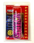 Pepper Spray Pink Zebra Maximum Strength Safety Lock Self-defense Key Chain. Fixed Price $9.99.