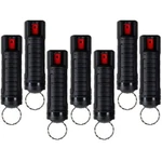 Black Pepper Spray Self Defense 7 Pack Compact Keyring Maximum Strength Usa. Fixed Price $56.79.
