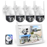 Wireless Security Camera System With 24/7 Recording Monitor Wifi Outdoor. Fixed Price $341.99.
