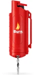 Burn Pepper Spray Keychain 0.5oz Police Strength Oc Self Defense Protection Red. Fixed Price $9.50.