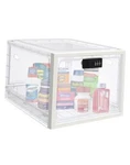Large Medicine Lock Box For Safe Medication, Lockable Storage Translucent White. Fixed Price $50.43.