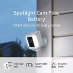 Ring Spotlight Cam Plus, *plug In* Two-way Talk, Color Night Vision And Siren. Fixed Price $105.00.