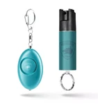 Guard Dog Compact Pepper Spray Safety Twist Top Keyring / Personal Alarm Teal. Fixed Price $13.99.