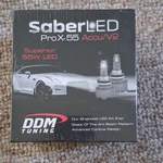 Saber Led Headlight Conversion Kit High Low Beam 6000k White. Fixed Price $50.00.