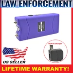 Tactical Stun Gun 68 Million Volt Jolt With Flashlight & Holster- Purple. Fixed Price $14.99.