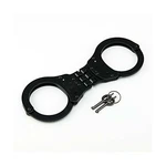 Heavy Duty Hinged Double Lock Steel Police Edition Professional Grade Handcuffs. Fixed Price $52.82.
