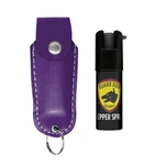 Guard Dog Self Defense Pepper Spray For Women Oc-18 Keychain Purple Leather Pouc. Fixed Price $9.99.