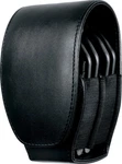 Asp Double Handcuff Case Secure Restraints Spare Pentagon Key Black Leather. Fixed Price $71.39.
