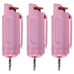 3 Police Magnum Pepper Spray .50oz Pink Molded Hardshell Keychain Self Defense. Fixed Price $15.95.