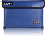 Fireproof Document Bag, 11"x7.7", Waterproof, Zipper Closure, 8 Layers. Fixed Price $47.99.