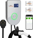 Wireless Ev Charging Station With App Wifi Monitoring, 48a Level 2, 25ft Cable. Fixed Price $218.99.