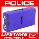 Police Stun Gun 800-380 Bv Mini Rechargeable Led Flashlight Purple. Fixed Price $10.95.