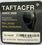 Taftacfr Molded Single Handcuff Pouch Law Enforcement With Secure Snap Closure. Fixed Price $15.00.