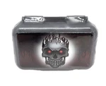 Smokezilla Flaming Skull 3 Compartment Air Tight Smoking Accessory Strong Box. Fixed Price $7.99.