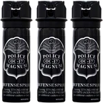 Police Magnum Pepper Spray Usa Self Defense Maximum Strength 3 Pack 3oz Flip Top. Fixed Price $26.99.