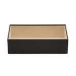 Wolf 4" Vault Deep Tray, Black - Stackable Vegan Leather Exterior + Anti-ta.... Fixed Price $149.96.
