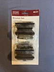 Home Decorators Collection 906377 Titanium Finish Shelf Brackets New. Fixed Price $15.00.