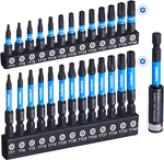 Impact Torx Bit Set 27pcs (tt7-tt40), S2 Steel Security Set, Tamper Pro. Fixed Price $19.11.