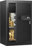 Kavey Safe Box, 6.0 Cub Large With Drawer & Backlit Keypad For Jewelry. Fixed Price $209.99.