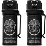 Police Magnum Pepper Spray 2 Pck 2oz Stream Flip Top Belt Clip Self Defense Oc. Fixed Price $19.99.