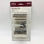 Home Decorators Collection 906377 Titanium Finish Shelf Brackets New. Fixed Price $11.35.
